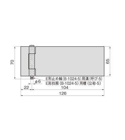 单面型加工合页